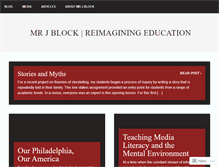 Tablet Screenshot of mrjblock.com